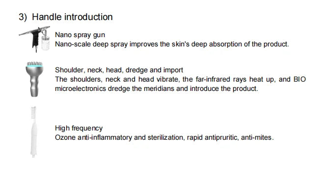 2026 Hot Sale 5 in 1 Micro Current Scalp Analyzer for Hair Loss Treatment Micro Current Hair Growth Machine