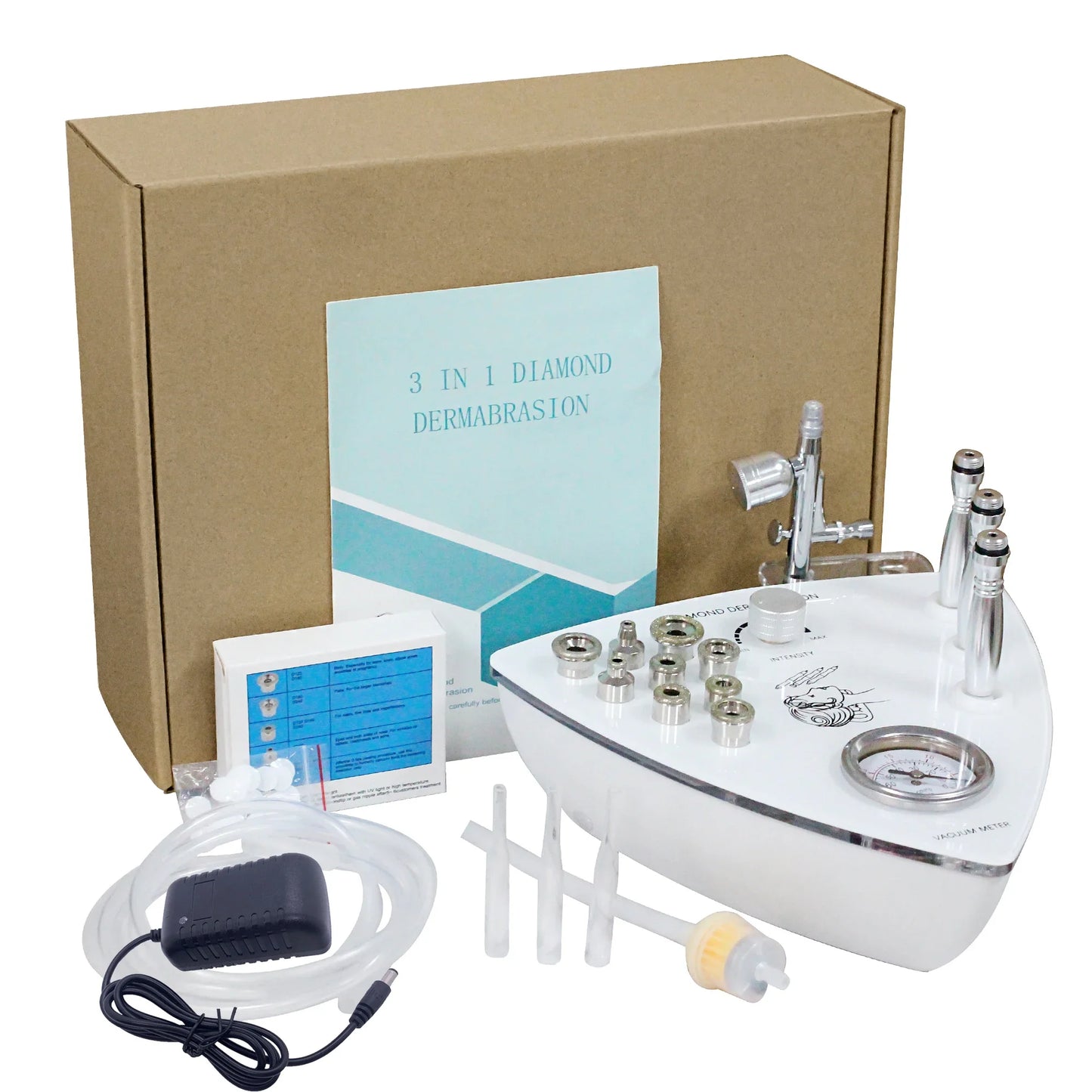 Wholesale Facial Microdermabrasion Machine Diamond Tip Dermabrasion Devices Skin Exfoliation Vacumtherapy Wrinkle Beauty Tool