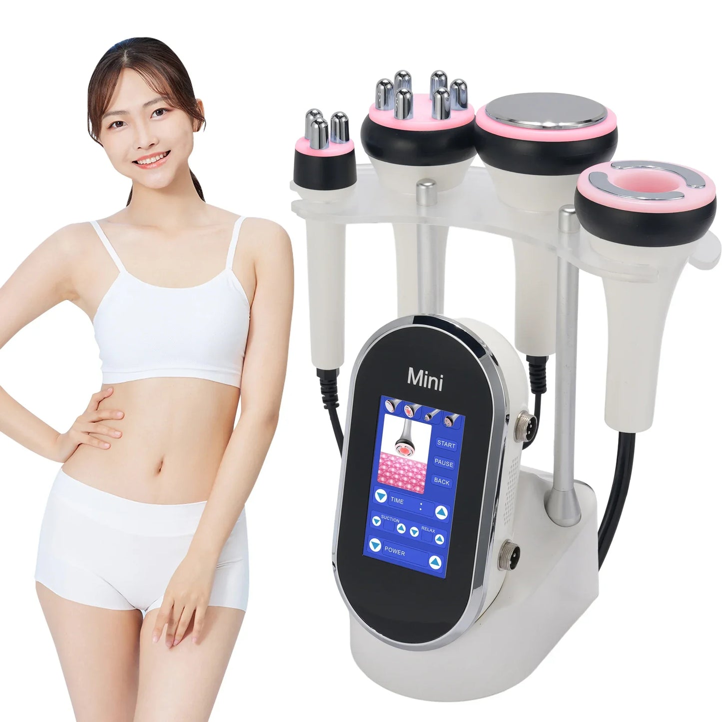 4 IN1 40K Cavitation Radio Frequency Ultrasonic Slimming Machine  Removal Weight Loss Skin Tightening Facial Beauty Tool