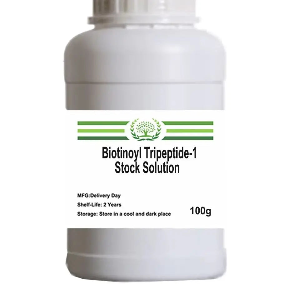 Hot Selling Biotinoyl Tripeptide-1 Stock Solution for Cosmetics and Skincare Products