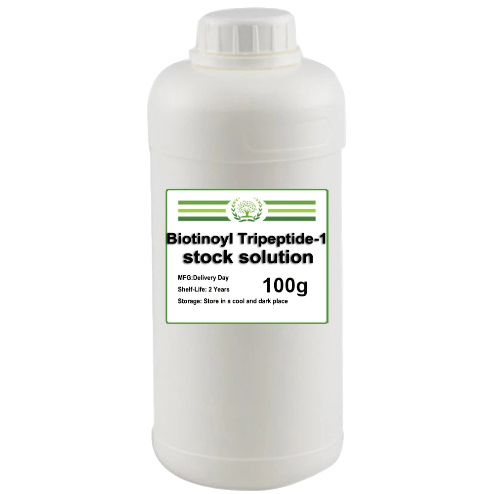 Hot Selling Biotinoyl Tripeptide-1 Stock Solution for Cosmetics and Skincare Products