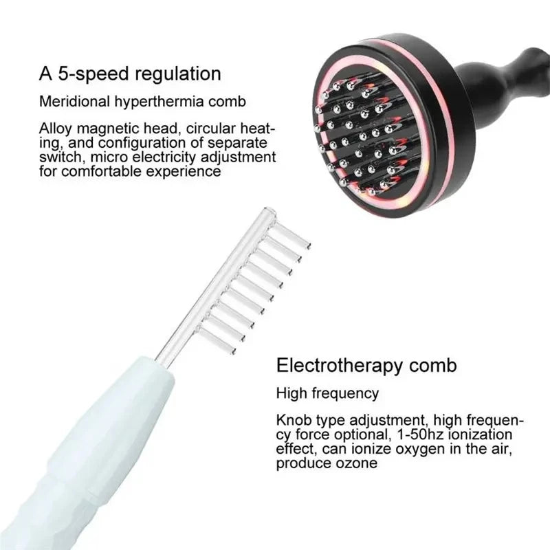 2026 Hot Sale 5 in 1 Micro Current Scalp Analyzer for Hair Loss Treatment Micro Current Hair Growth Machine