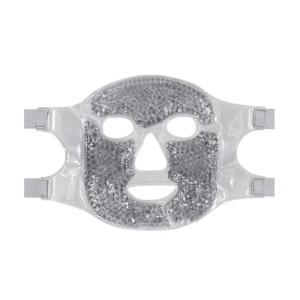Reusable Gel Ice & Hot Compress Facial Mask Ice Gel Eye Face Mask SPA Massager Relaxation Tool for Men and Women Perfect Gift