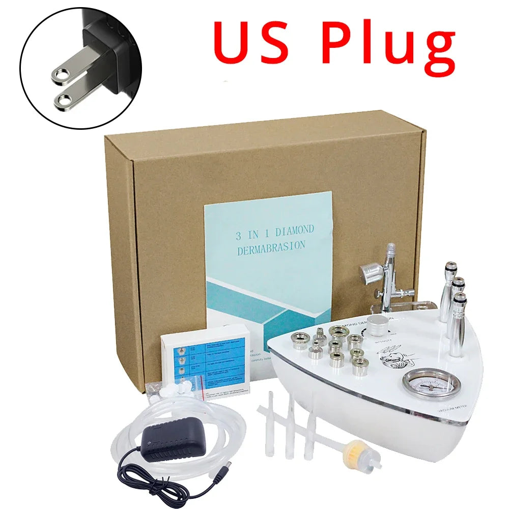Wholesale Facial Microdermabrasion Machine Diamond Tip Dermabrasion Devices Skin Exfoliation Vacumtherapy Wrinkle Beauty Tool