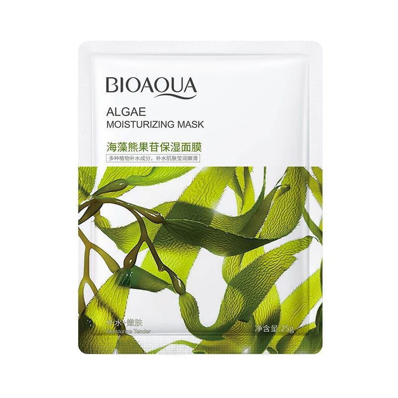 8pcs BIOAQUA Fruit Facial Masks Moisturizing Hydrating Brightening Anti-aging Face Mask Sheet Masks for Face Skin Care