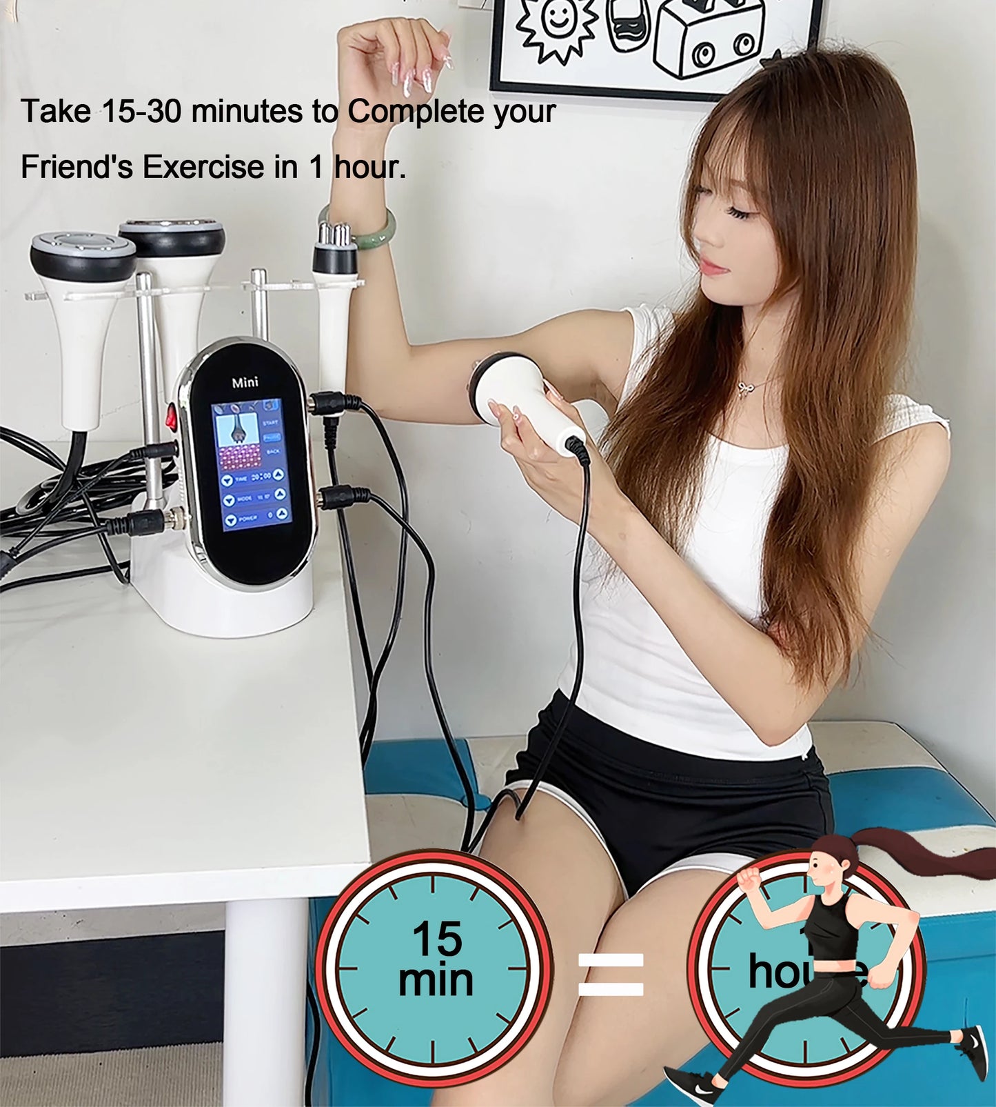4 IN1 40K Cavitation Radio Frequency Ultrasonic Slimming Machine  Removal Weight Loss Skin Tightening Facial Beauty Tool