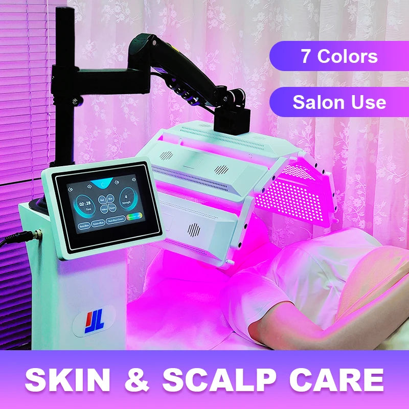 Hair Growth Machine Professional Hair Regrowth/Loss Treatment Laser Caps LED Red Light Therapy For Home and Salon Use