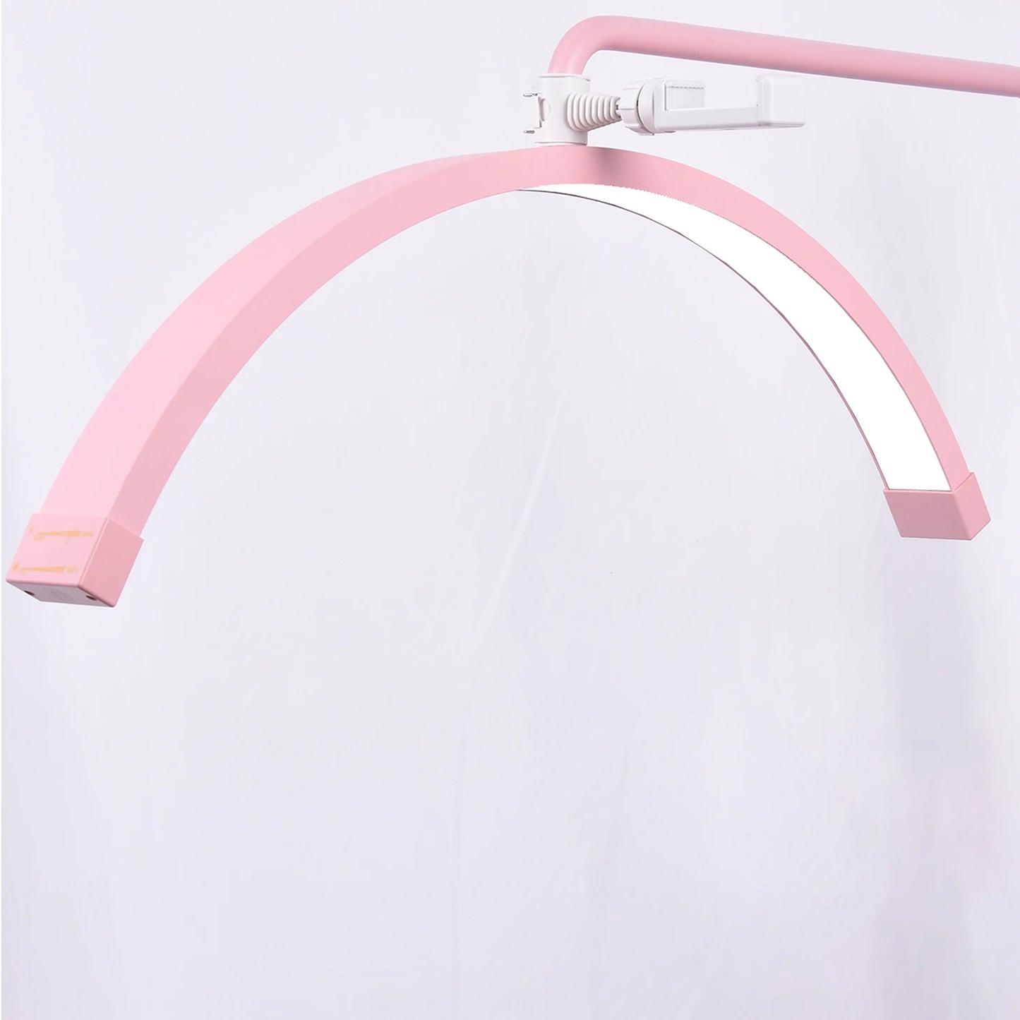 FOSOTO 40W Dimmable Bi-color Temperature LED Half Moon Lash Light Floor LED Ring Lamp Beauty Facials Skincare Tattoo Eyebrows