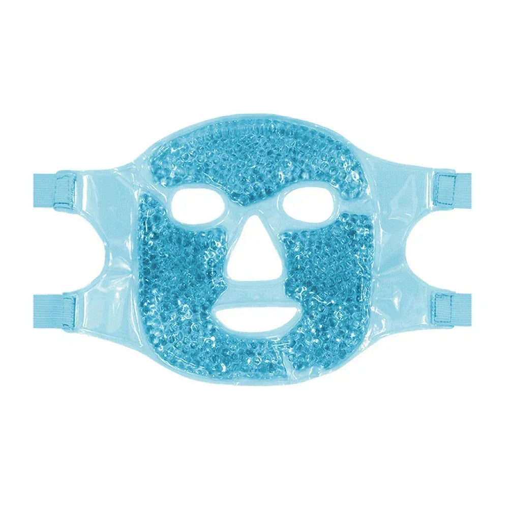 Reusable Gel Ice & Hot Compress Facial Mask Ice Gel Eye Face Mask SPA Massager Relaxation Tool for Men and Women Perfect Gift