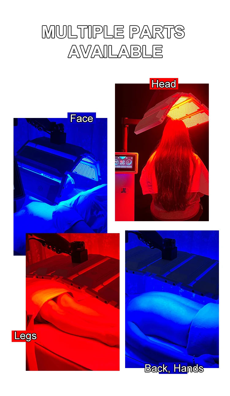 Hair Growth Machine Professional Hair Regrowth/Loss Treatment Laser Caps LED Red Light Therapy For Home and Salon Use